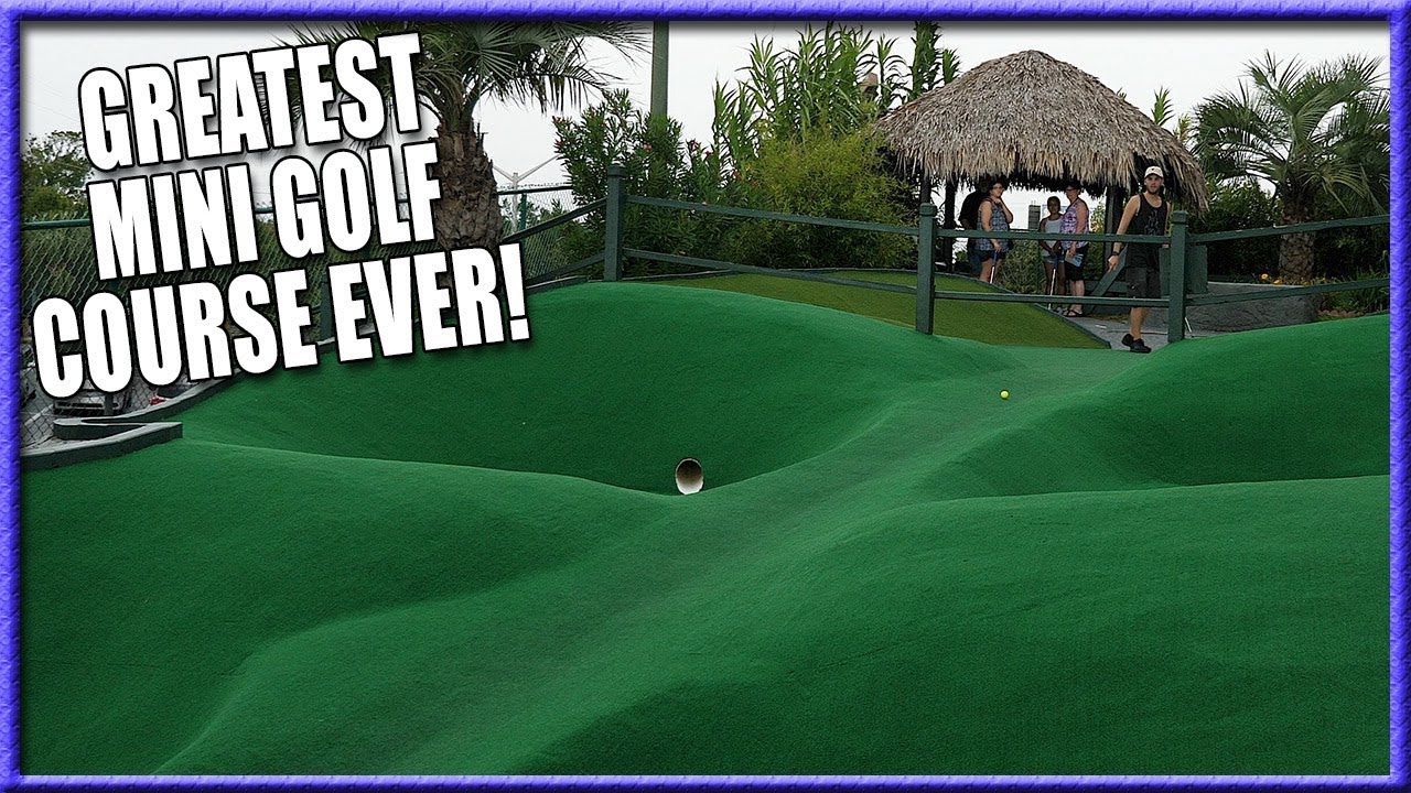 THE BEST MINI GOLF COURSE EVER - HOLE IN ONES AND CRAZY SHOTS - WIN FREE GAMES FOR LIFE [4K]