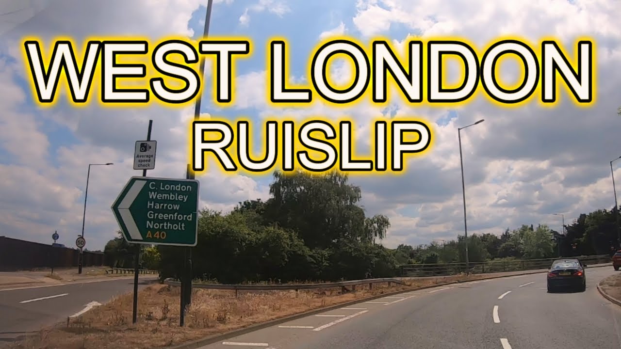 Driving In West London (Ruislip, Hayes, West Drayton, Hillingdon GB)