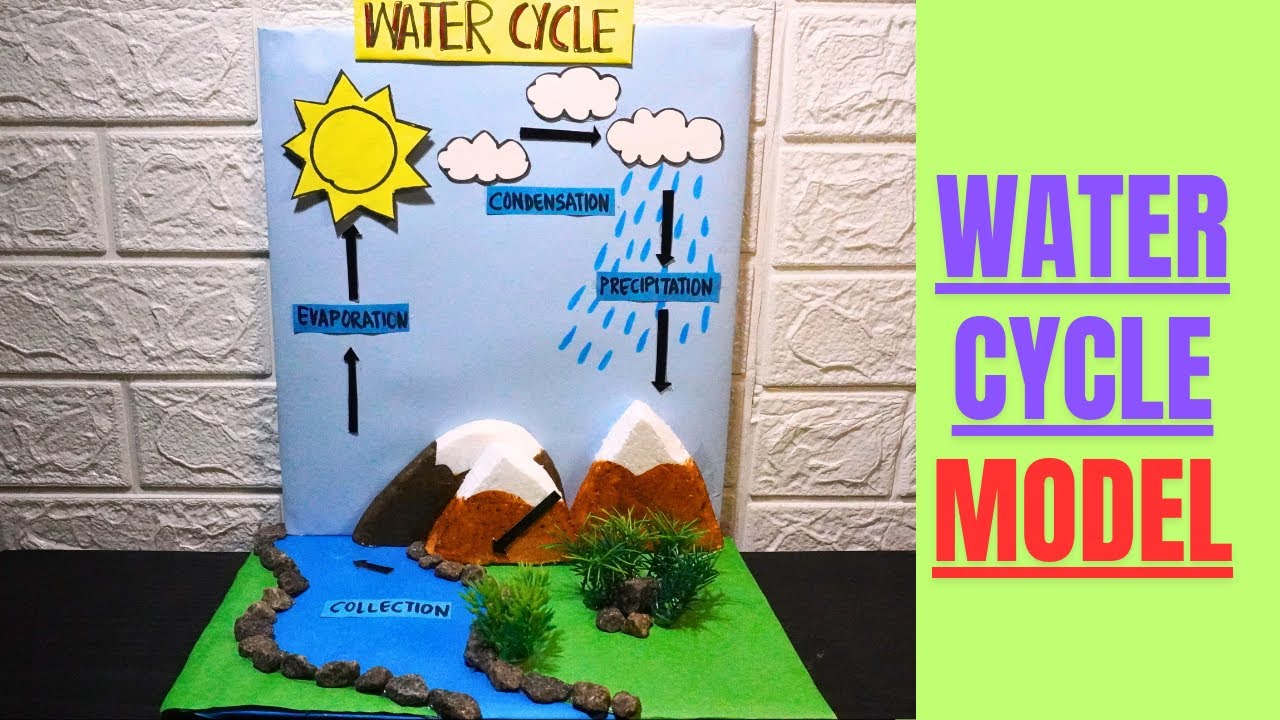 Water Cycle Model | water cycle project | water cycle 3D | Exhibition model for school | Water cycle