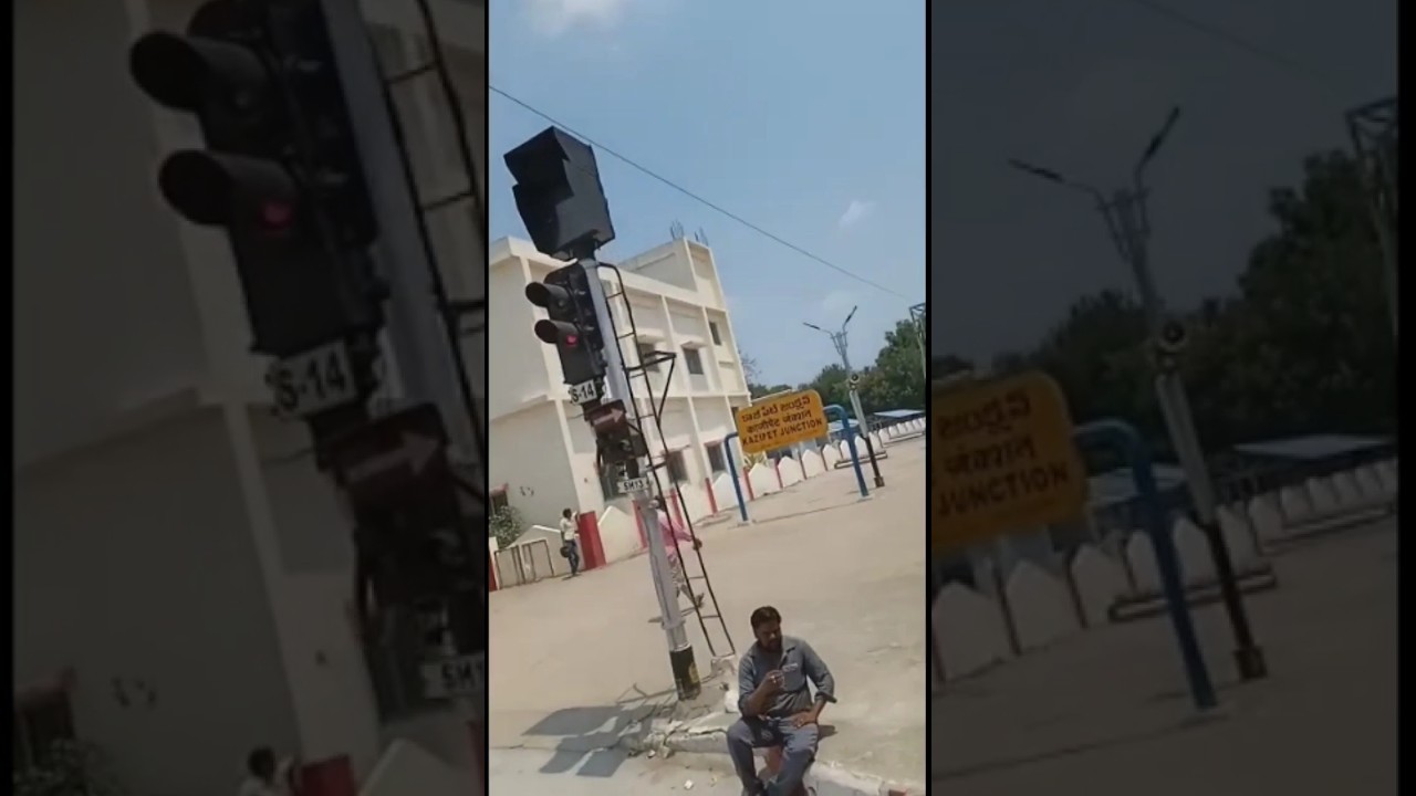 DNR Express departing from Kazipet Railway Station#shortvideo #trending video#vairalvideo