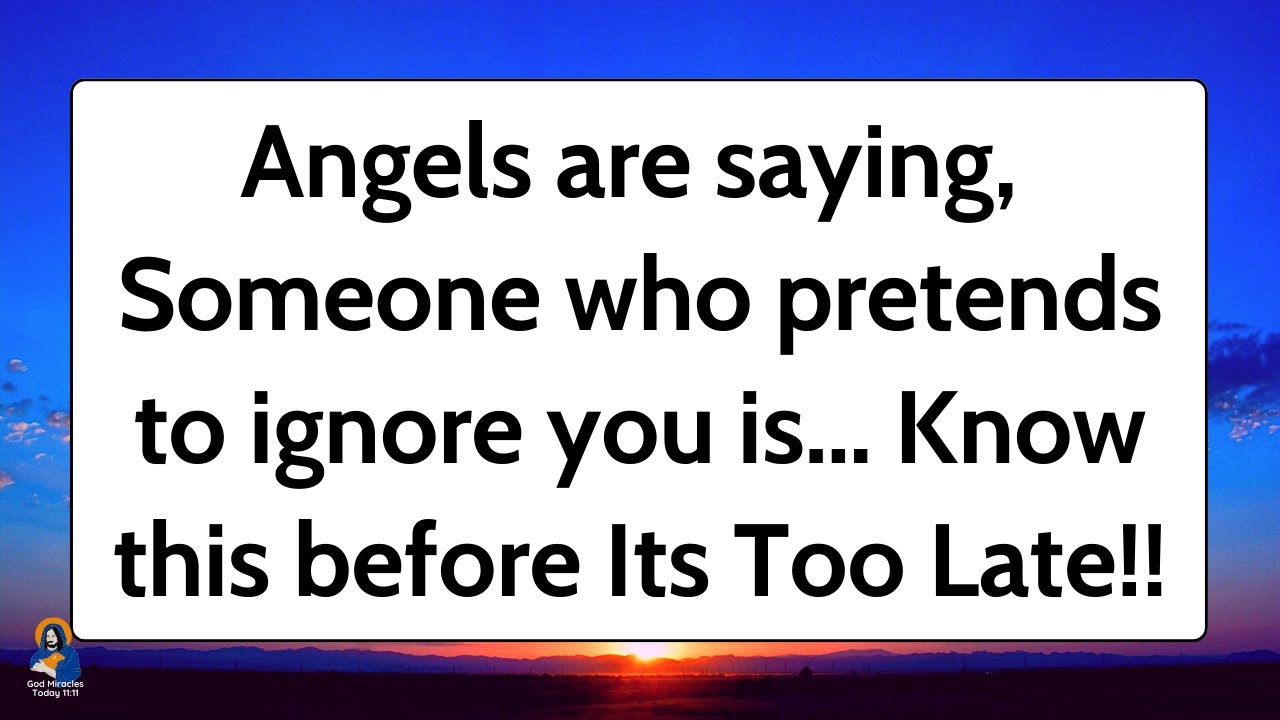 11:11😮Someone who pretends to ignore you is... Angels Message💌Gods Message✝️God Miracles Today 1111
