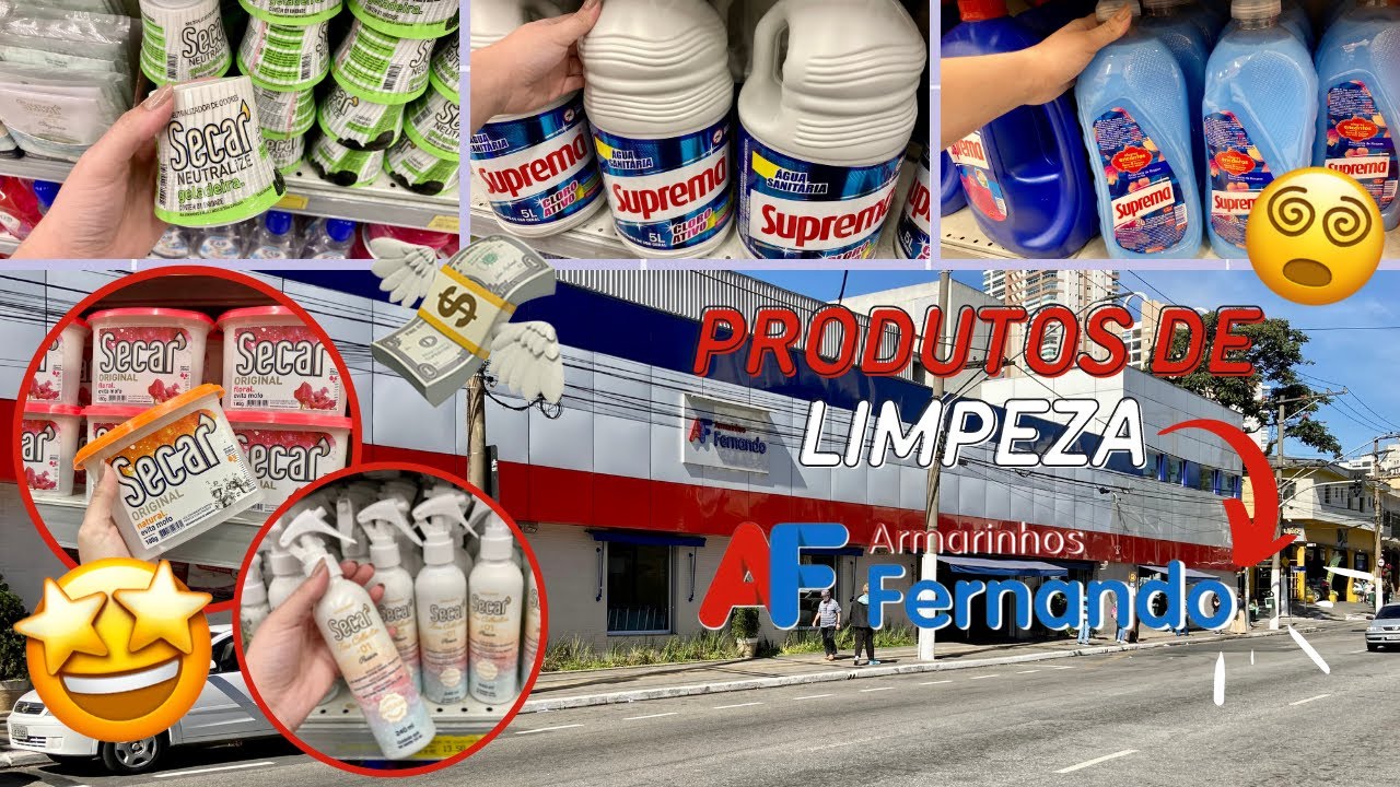 TOUR NO ARMARINHOS FERNANDO • PRODUTOS DE LIMPEZA