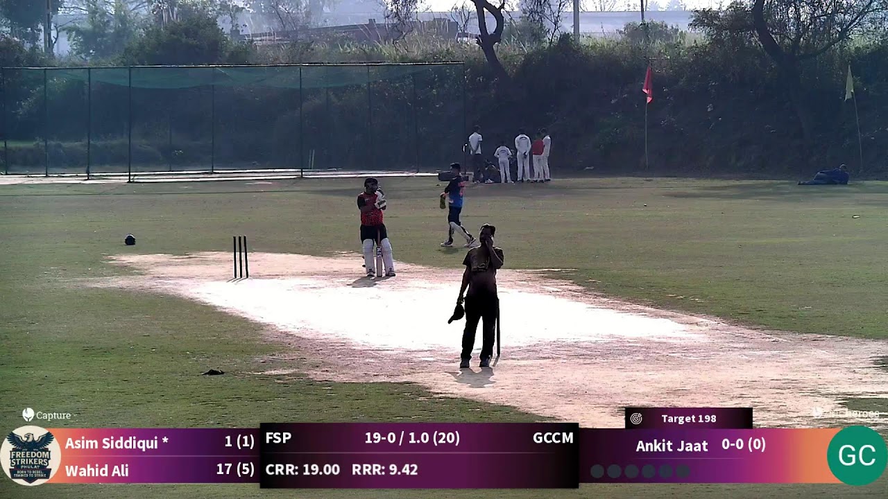 FREEDOM STRIKERS PHULAT vs Golden Cricket Club Mandi | Live - Muzaffarnagar crossline cirket stadi…