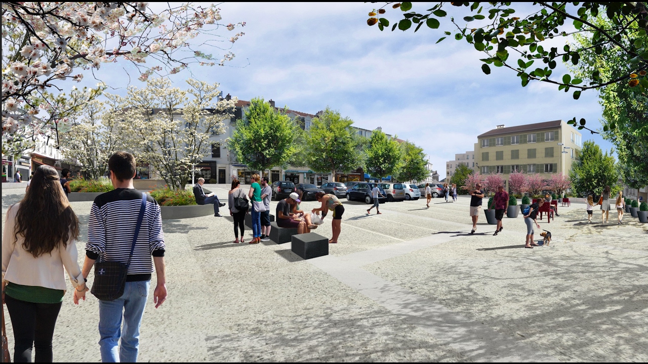 Montmorency : une nouvelle jeunesse pour la place Levanneur