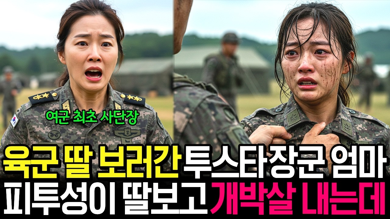 육군장교 딸 보러간 여군 최초 투스타 사단장 엄마 피투성이된 딸의 얼굴을 보고 부대를 개박살내는데
