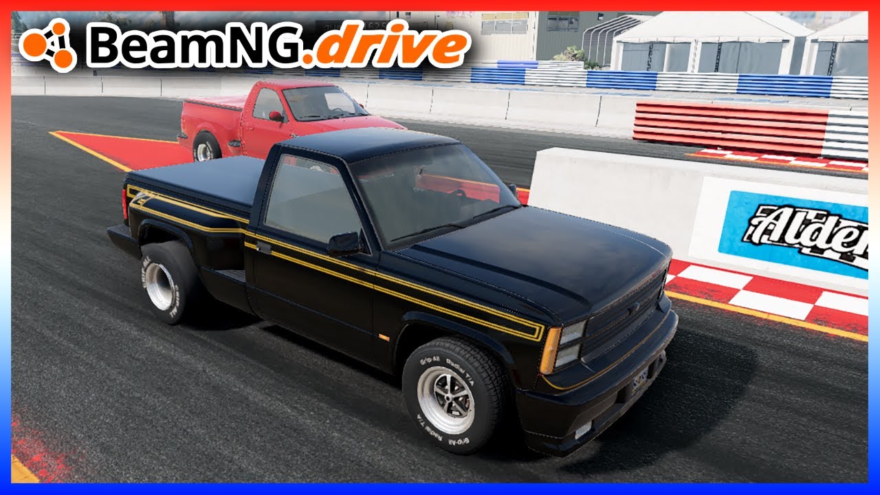 BeamNG.drive MP - BATTLE OF THE FORD LIGHTNINGS! (CLOSEST RACE!)