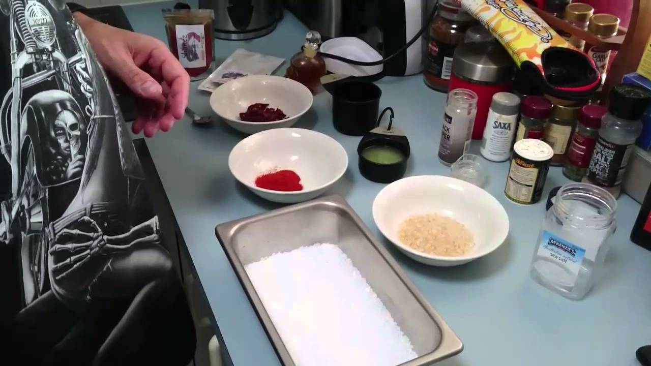 Chilli infused salt