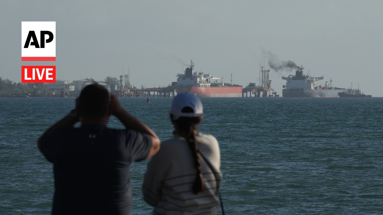 LIVE: Russian oil tanker arrives in Cuba