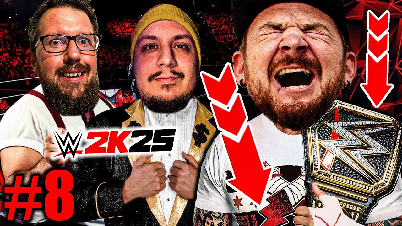 Kompletter ABSTURZ 😰Wir gegen SLIVOOO , PANDA & TACTIX 🔥 WWE 2K25 GM MODE ONLINE #8