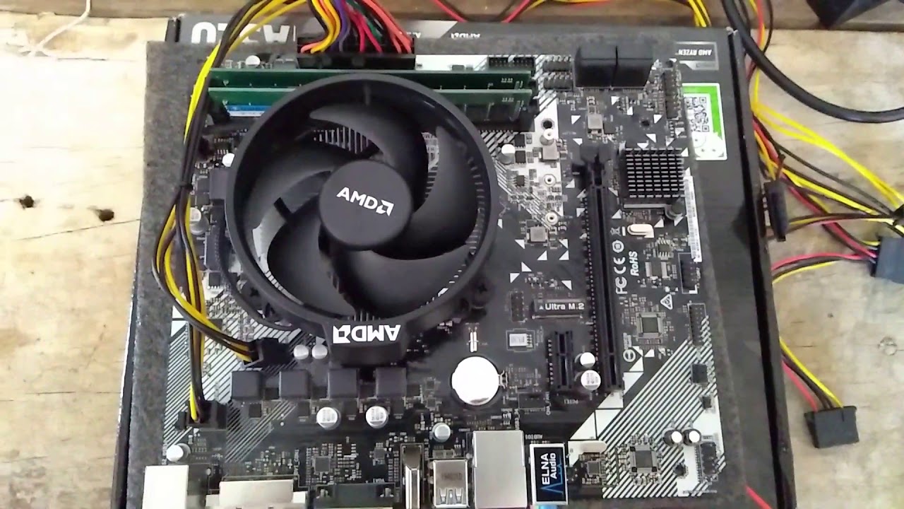 PLACA MÃE A320M-HDV NÃO LIGA (MERCADO LIVRE)