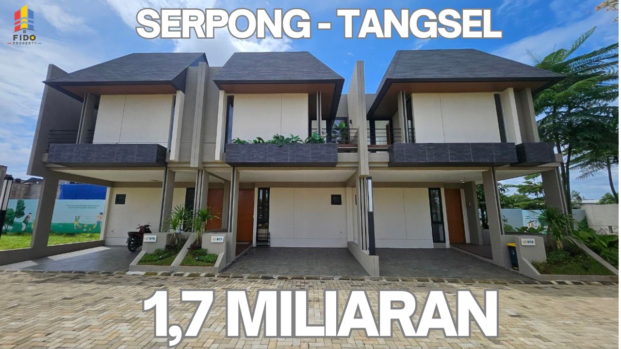 Rumah Tropical ala Villa Bali di Serpong Harga 1,7 Miliaran