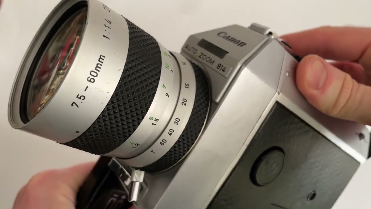 Check Canon Auto Zoom 814 Super 8 Film 8mm Camera for Etsy shop