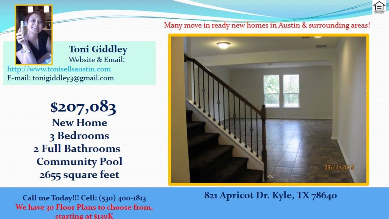 78640 Kyle TX New Homes for sale Waterleaf.