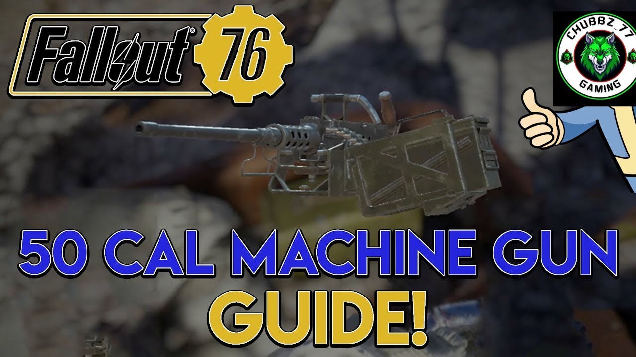 🔫 How to Find the .50 Cal Machine Gun in Fallout 76!💥