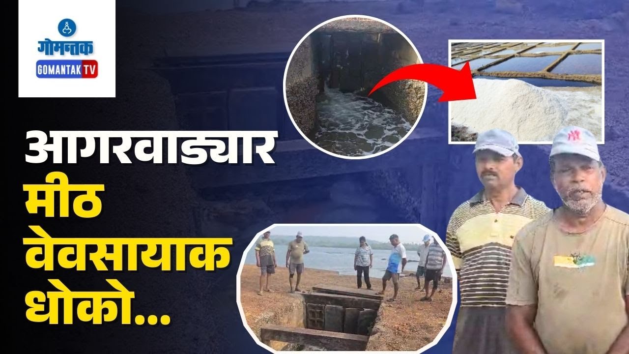 Agarwada Salt Pans - Saltwater has entered the salt pans, causing losses | Gomantak TV