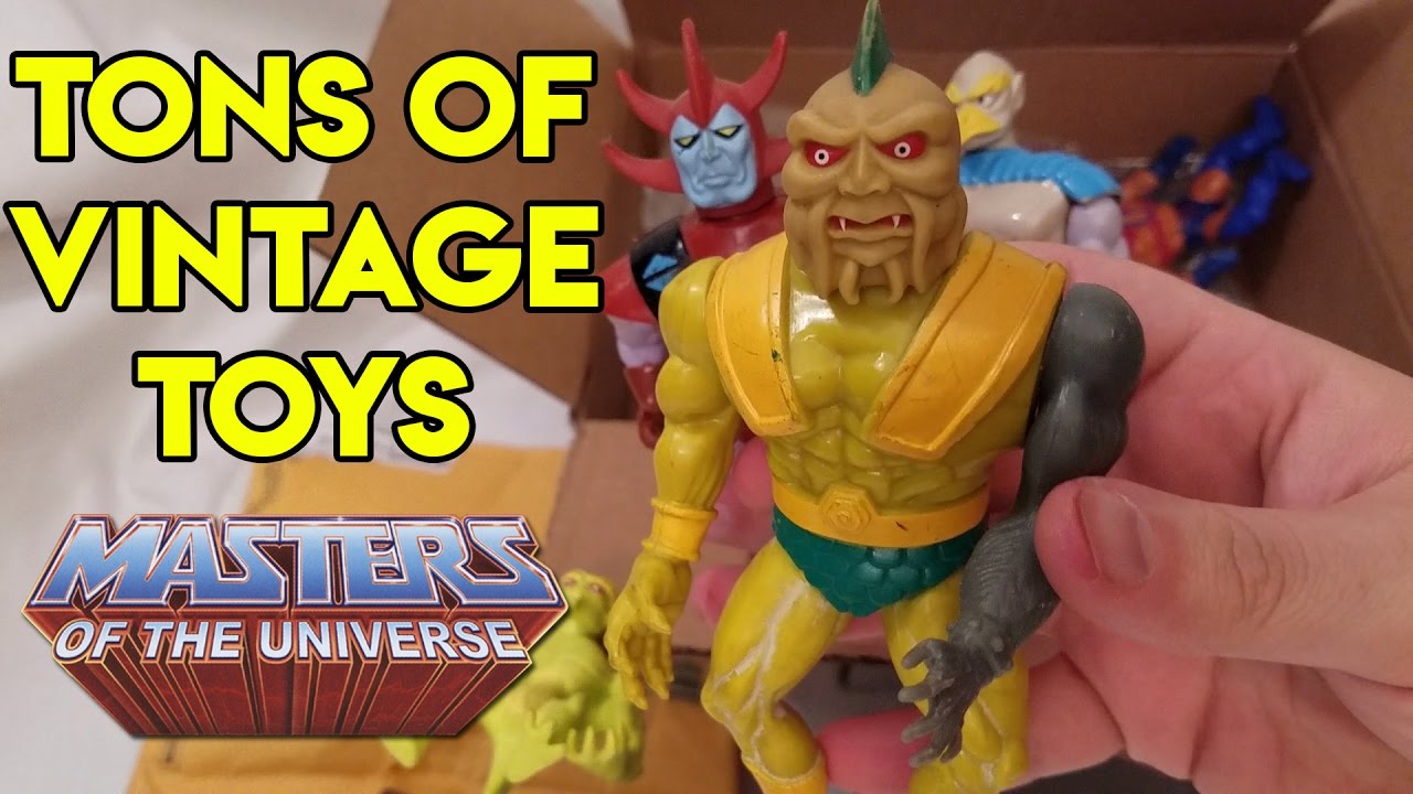 VINTAGE ACTION FIGURE UNBOXING! MOTU, Black Star, Sega Genesis & more! [Mailcall #4]