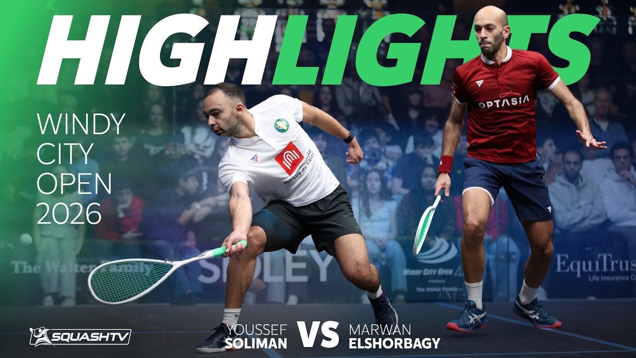 🏴󠁧󠁢󠁥󠁮󠁧󠁿 Ma. ElShorbagy v Soliman 🇪🇬 | Windy City Open 2026 | ROUND 2 HIGHLIGHTS