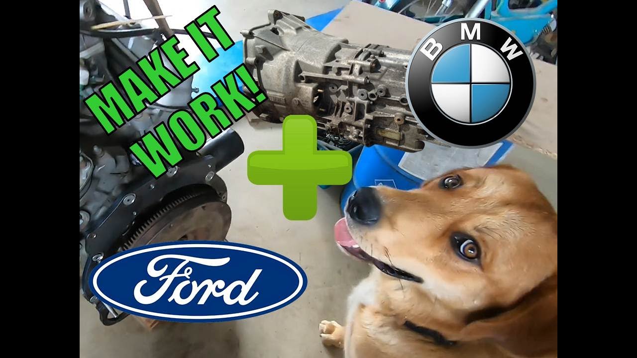 Установка коробки передач BMW ZF на двигатель V6 от Cologne | Ford Sierra Coupe Turbo — сборка Tr...