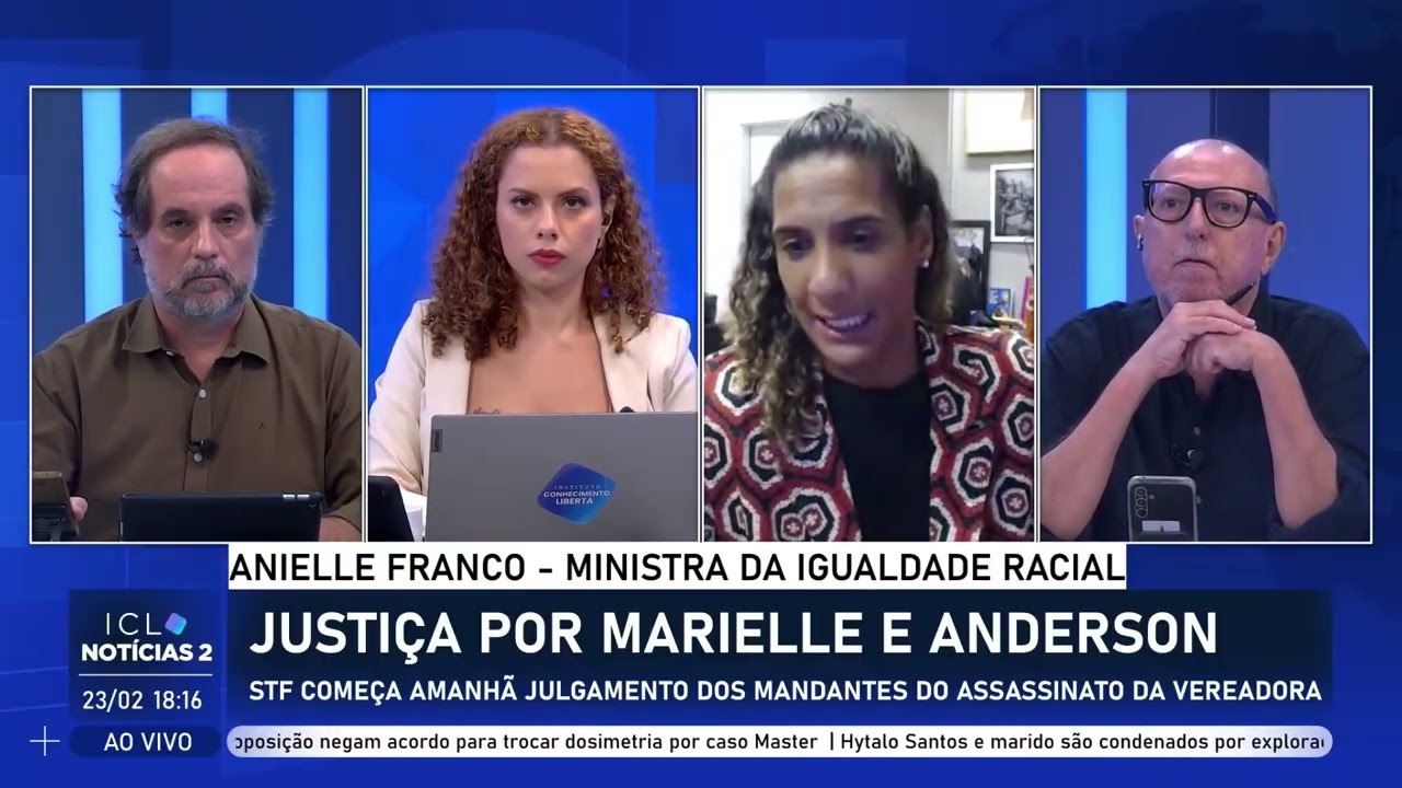Ministra Anielle Franco fala sobre eleições no RJ e de violência política de gênero