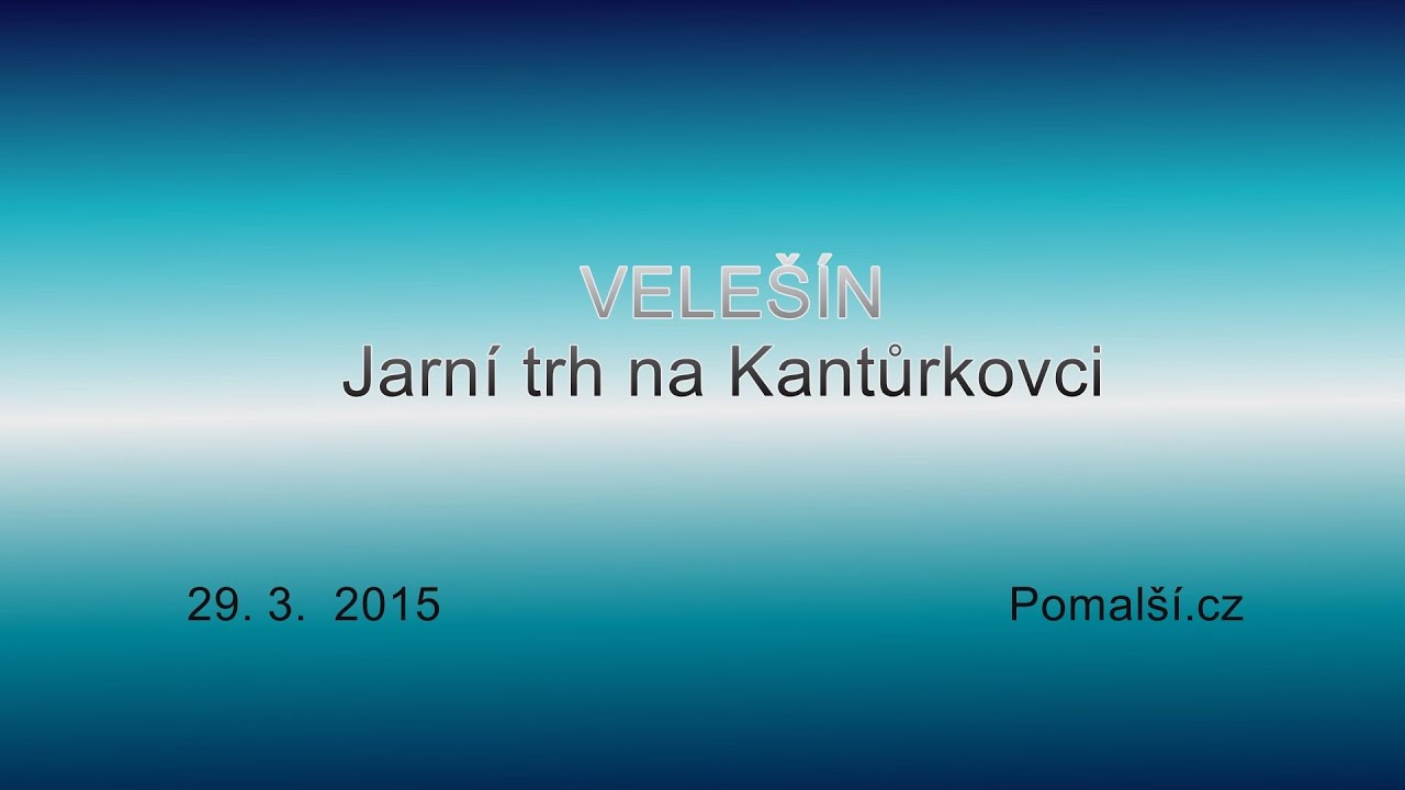 Jarní trh na Kantůrkovci