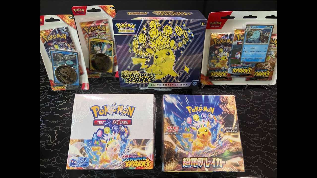 NEW!! Surging Sparks & Super Electric Breaker! Pokémon