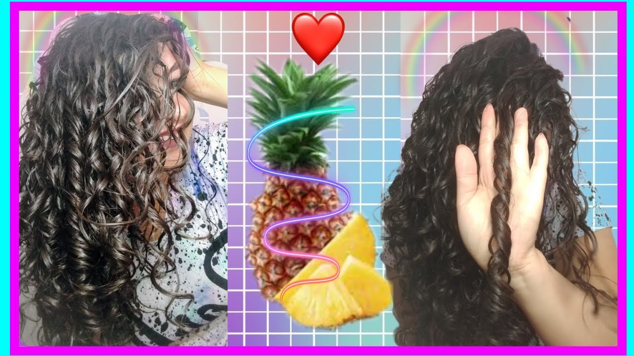 CABELLO 🎉más rizado e hidratado con PIÑA 😍😍