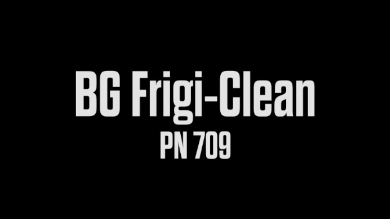 BG Frigi-Clean Demo