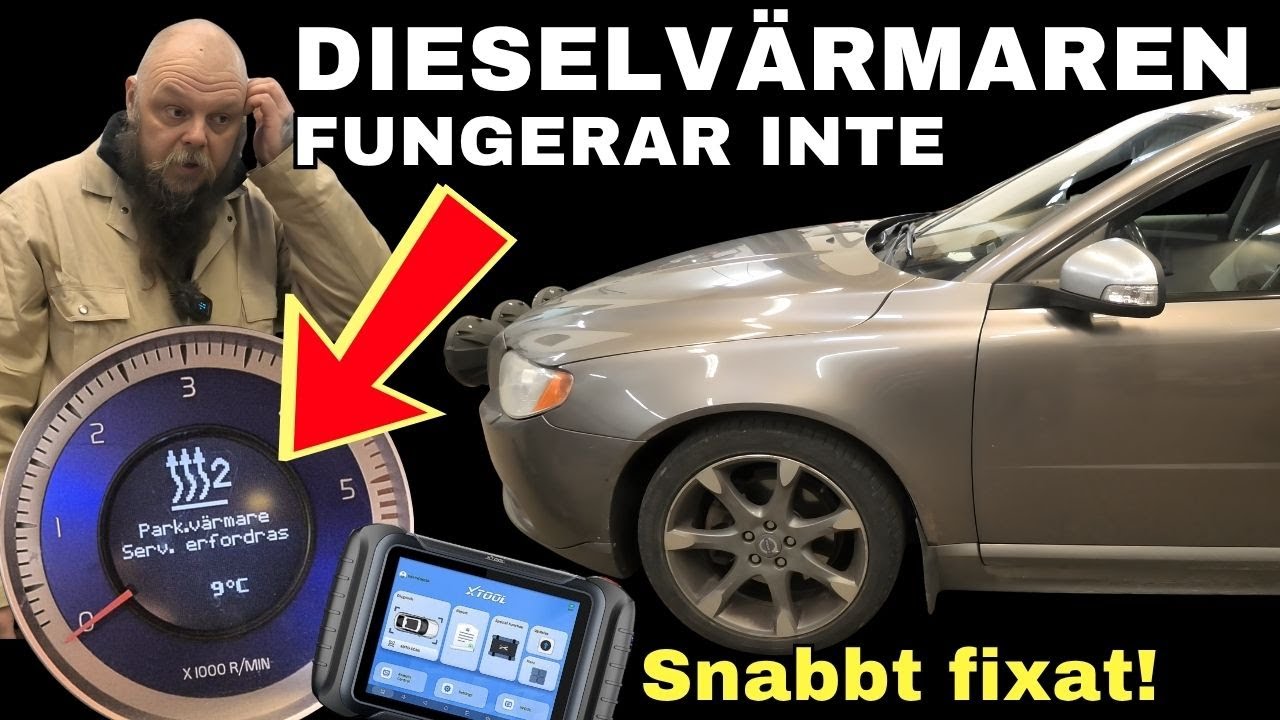 Enkel lösning! Parkeringsvärmare - Service erfordras