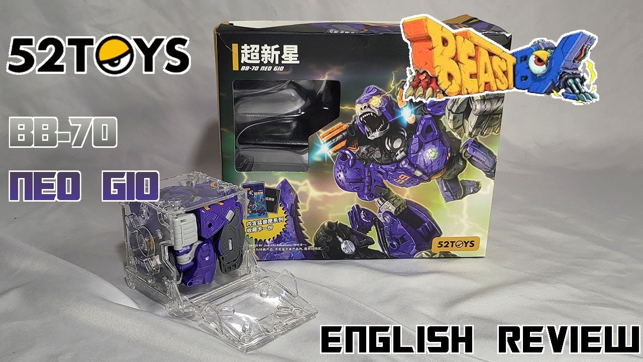 Video Review - 52Toys - Beastbox - BB-70 - Neo Gio