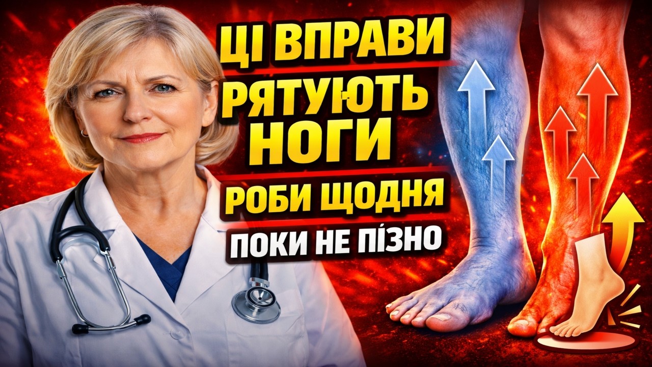 ЦІ ВПРАВИ РЯТУЮТЬ НОГИ ПІСЛЯ 60 — РОБИ ЩОДНЯ, ПОКИ НЕ ПІЗНО