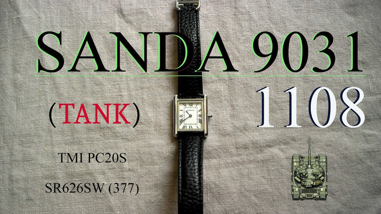 Огляд на кварцевий годинник SANDA 9031 / 1108 (механізм TMI PC20S)