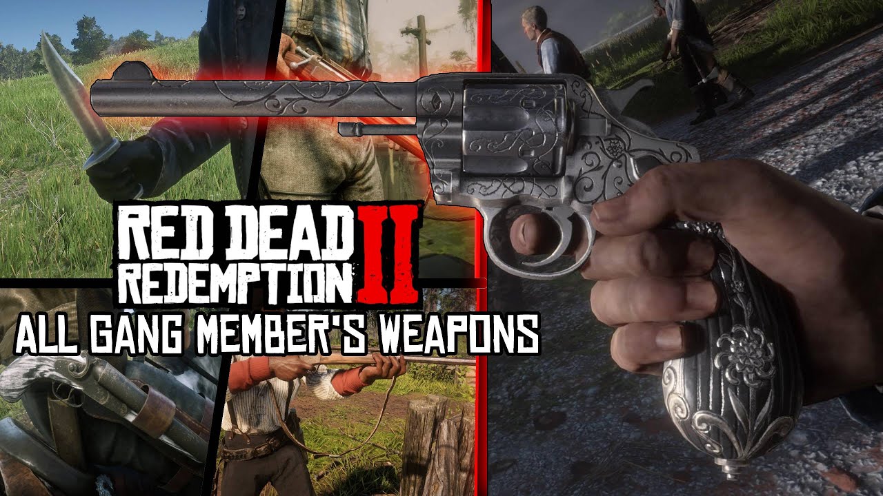 Rdr2 All Gang Member's Weapons