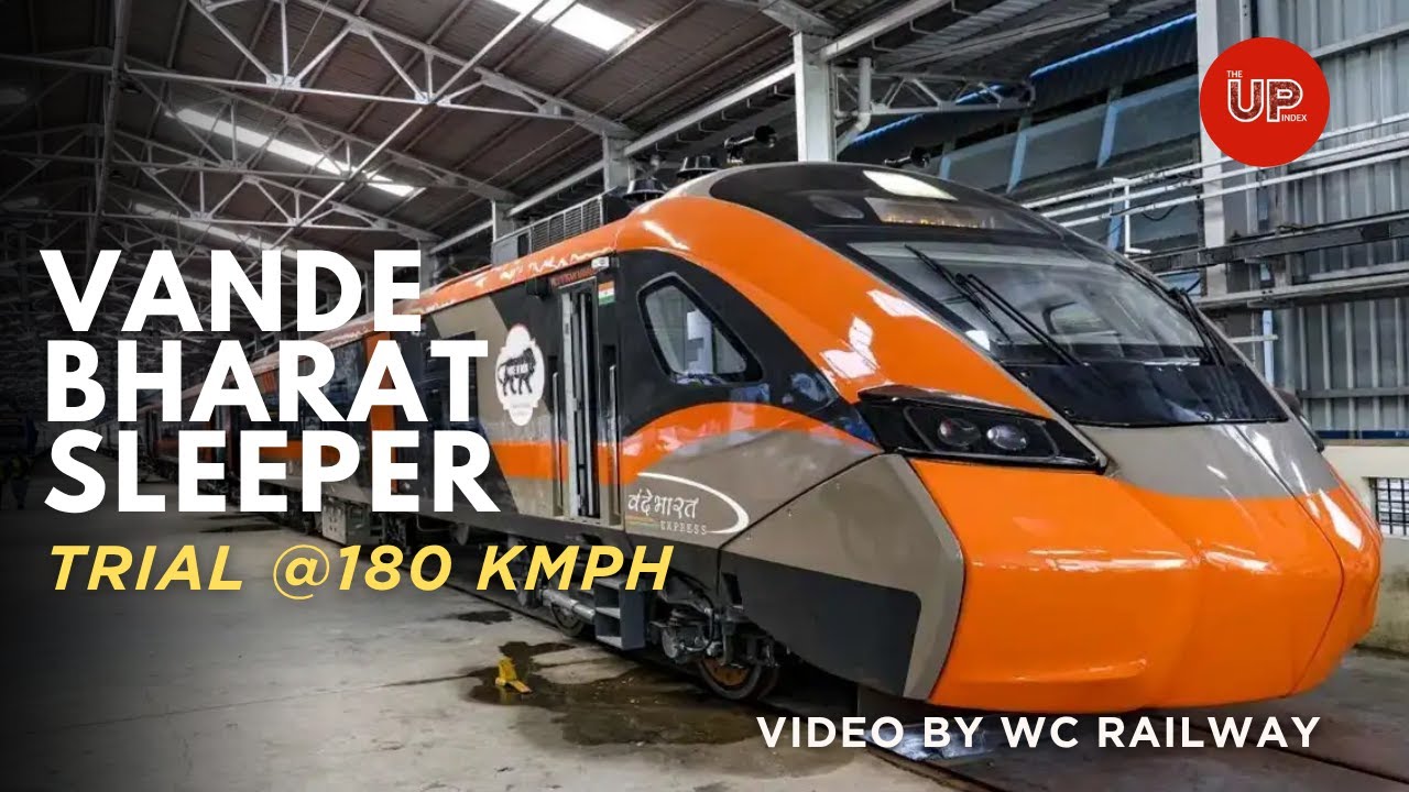 Vande Bharat Sleeper: Trial Going on In Kota Division | Video by Western Central Railway #theupindex