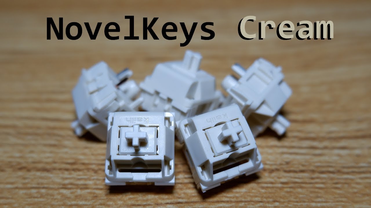 NovelKeys Cream switch review