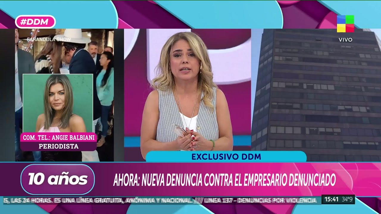 🔴 NUEVA DENUNCIA CONTRA EL EMPRESARIO: HABL&Oacute; LA PERIODISTA ANGIE BALBIANI