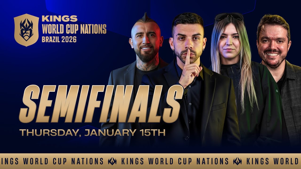 👑 Kings World Cup Nations 2026 👑 Semifinals | Chile vs Spain | Mexico vs Brazil