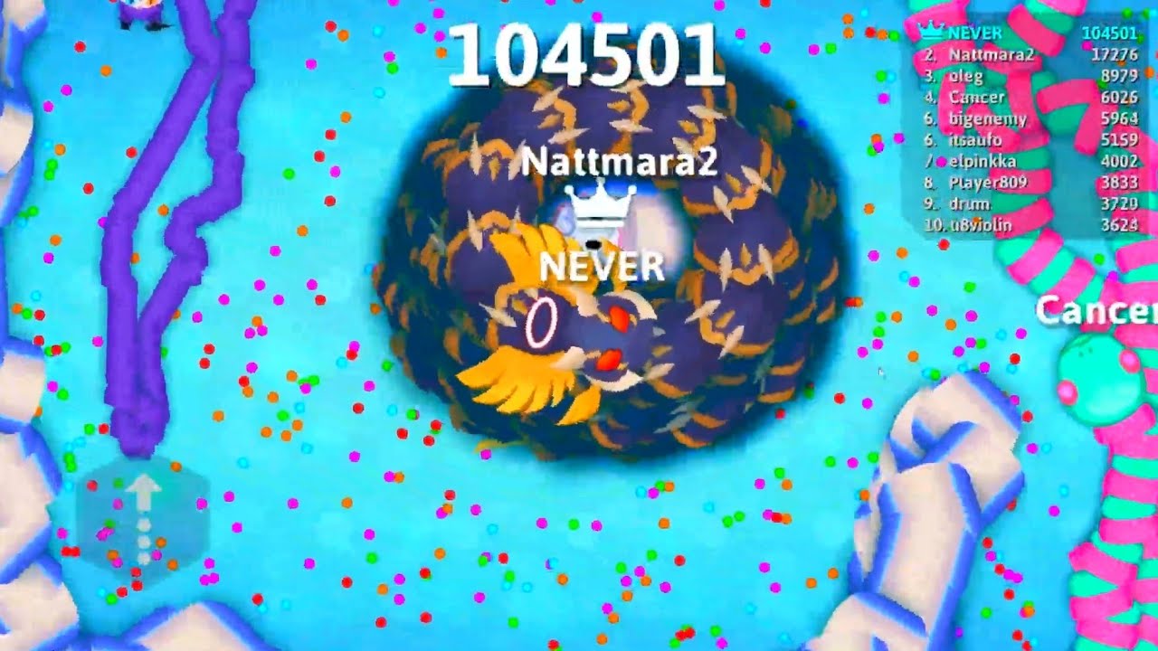 My Secret Technique to Dominate Every Snake.io Server 🐍 #235