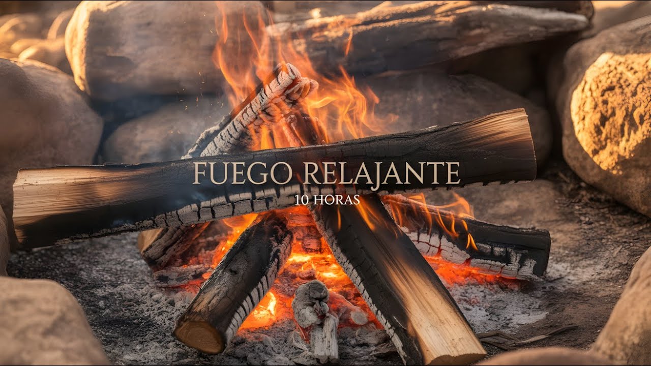Fuego relajante 🔥 10 horas de ambiente natural real