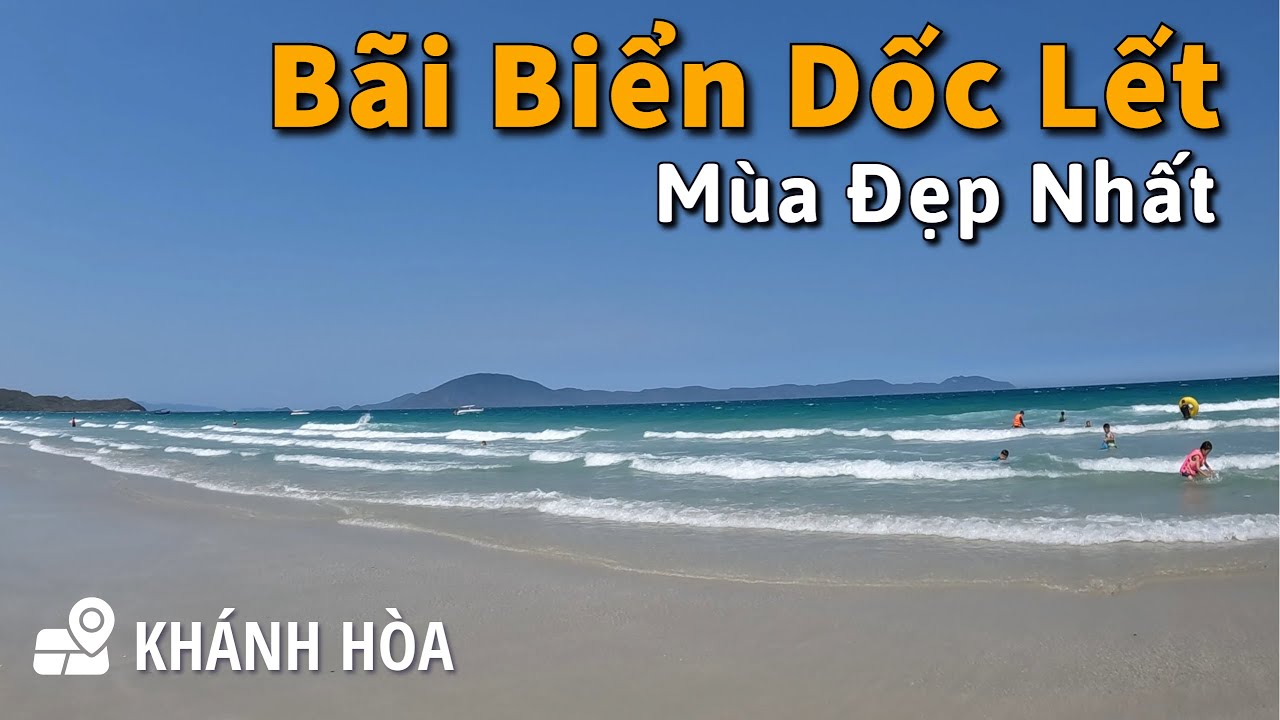 Ngắm Bãi Biển Dốc Lết Nha Trang Vào Mùa Đẹp Nhất và Tiếng Sóng Biển | Du Lịch Nha Trang | Milo Võ