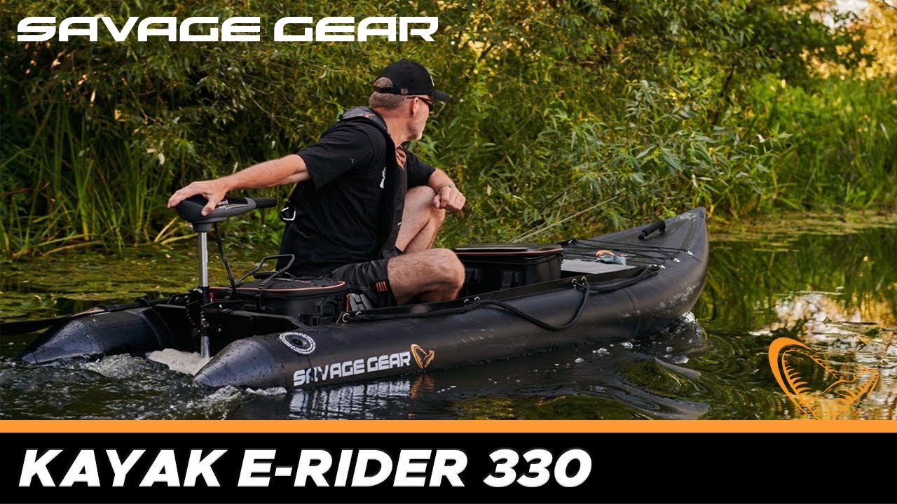 E-Rider Kayak de Savage : motorisable et conçu pour la pêche