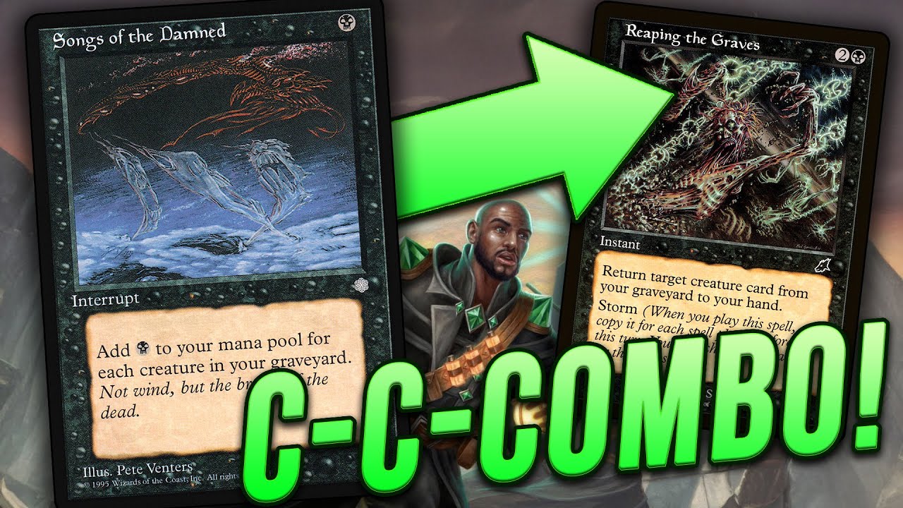 PAUPER CYCLE STORM IS POWERFUL! Reaping the Graves + Songs of the Damned Combo | Magic The Gathering
