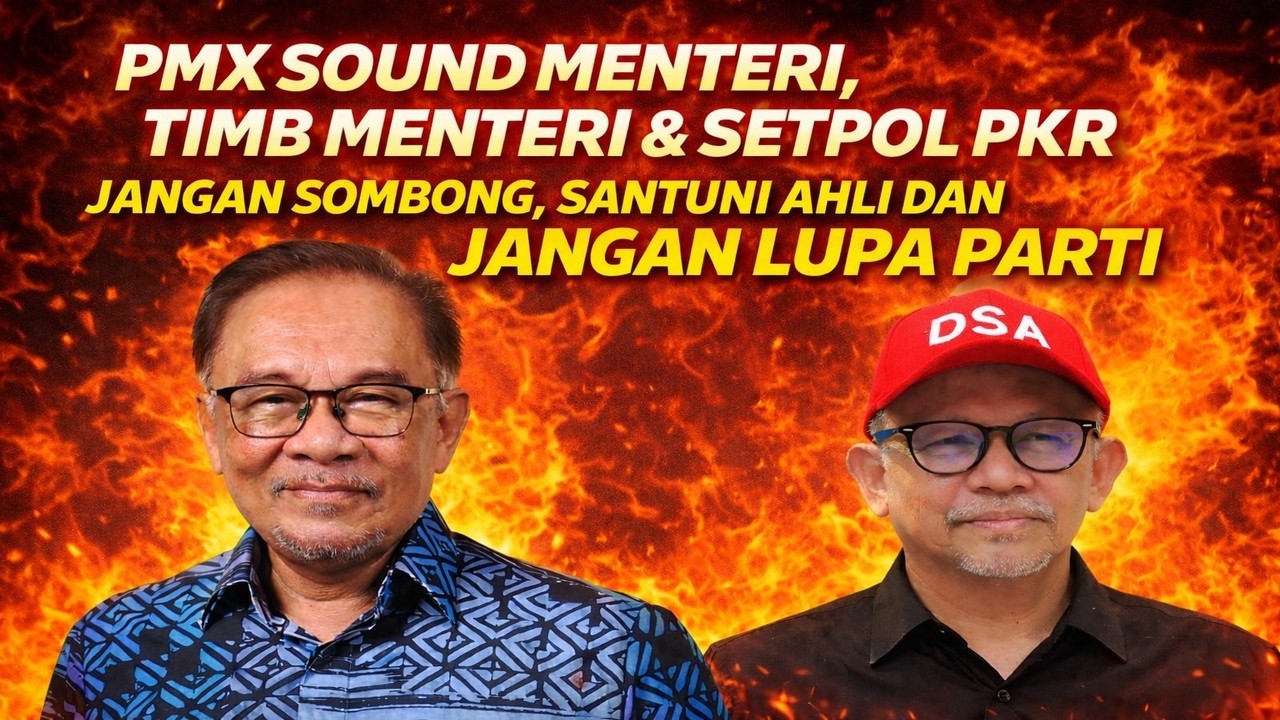 PMX sound Menteri , Timb Menteri & Setpol PKR , jangan sombong, santuni Ahli dan jangan lupa Parti