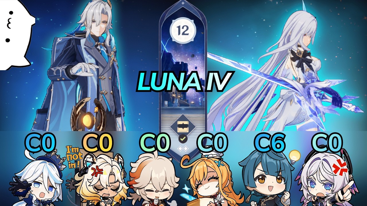 Clearing floor 12 without lunar reactions with C0 Neuvillette and Skirk | Genshin Impact 6.3