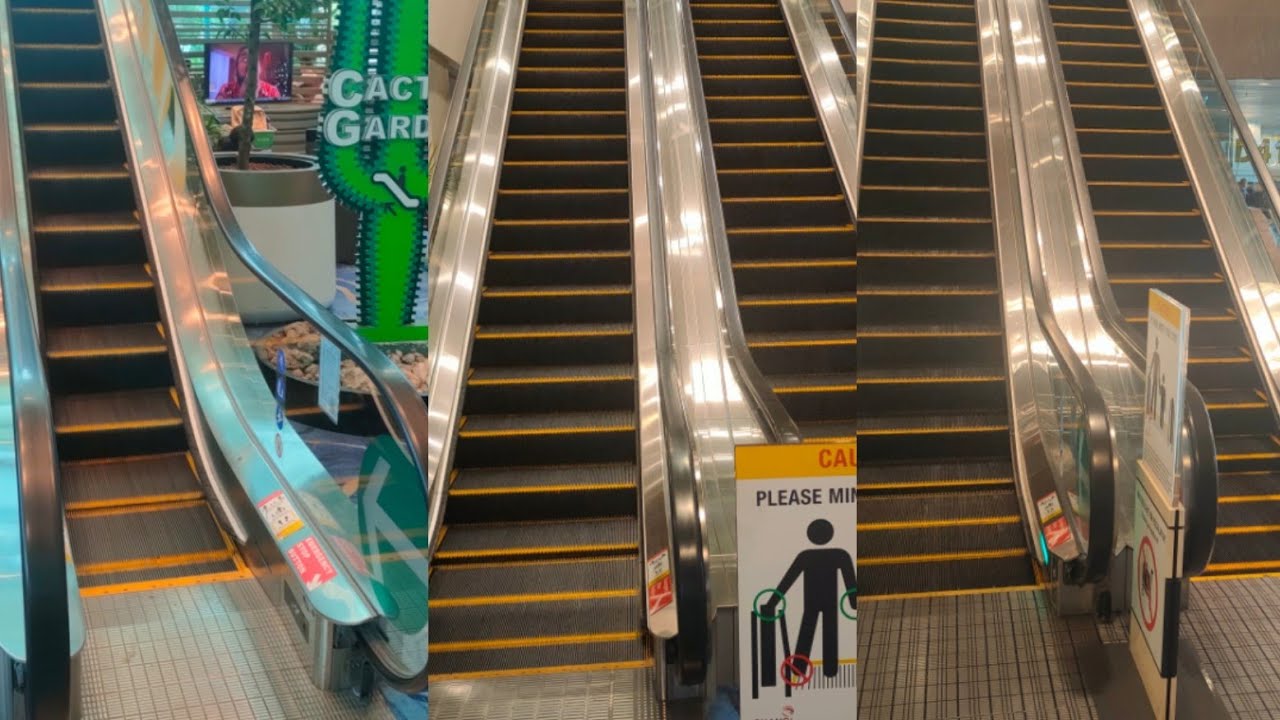 Hitachi Escalators at Singapore Changi Airport Terminal 1