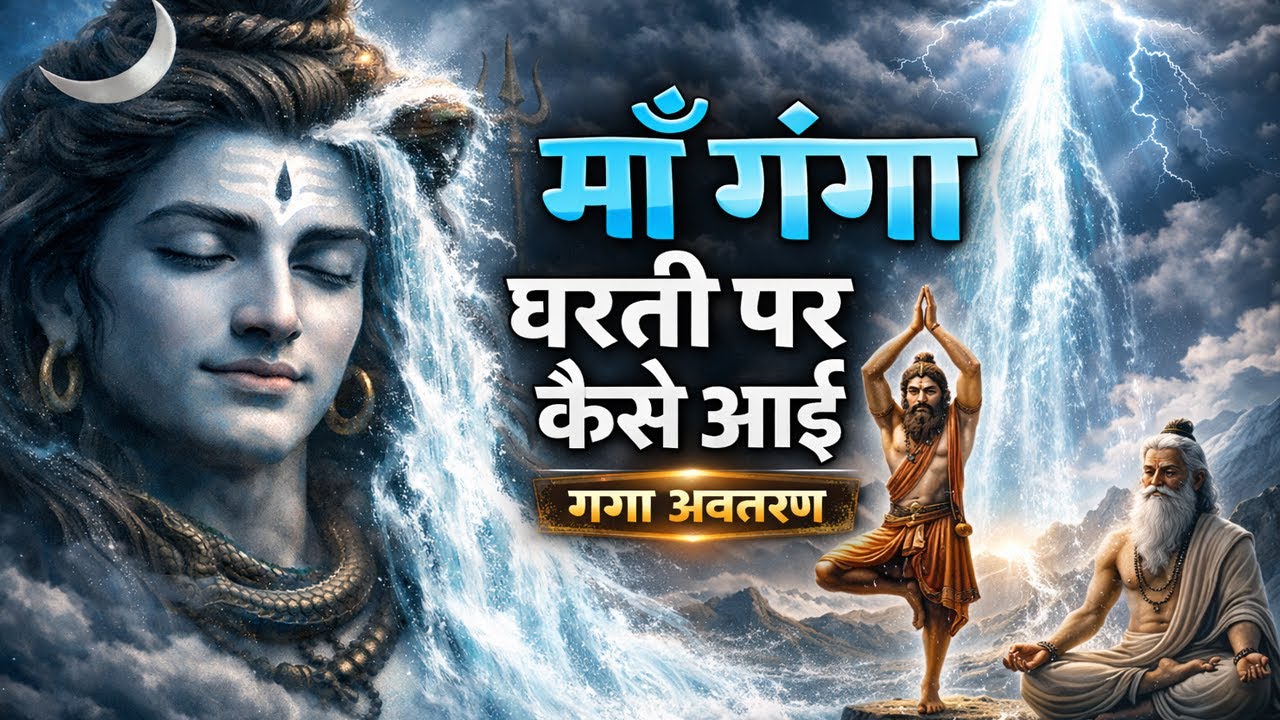 माँ गंगा धरती पर कैसे आई? | गंगा अवतरण की अद्भुत कथा |  भगीरथ तपस्या
