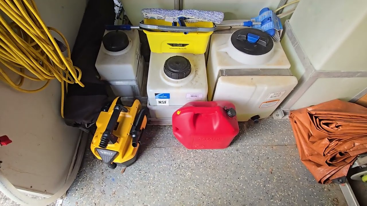 A Look Inside My Pressure Washing Enclosed Trailer Set Up