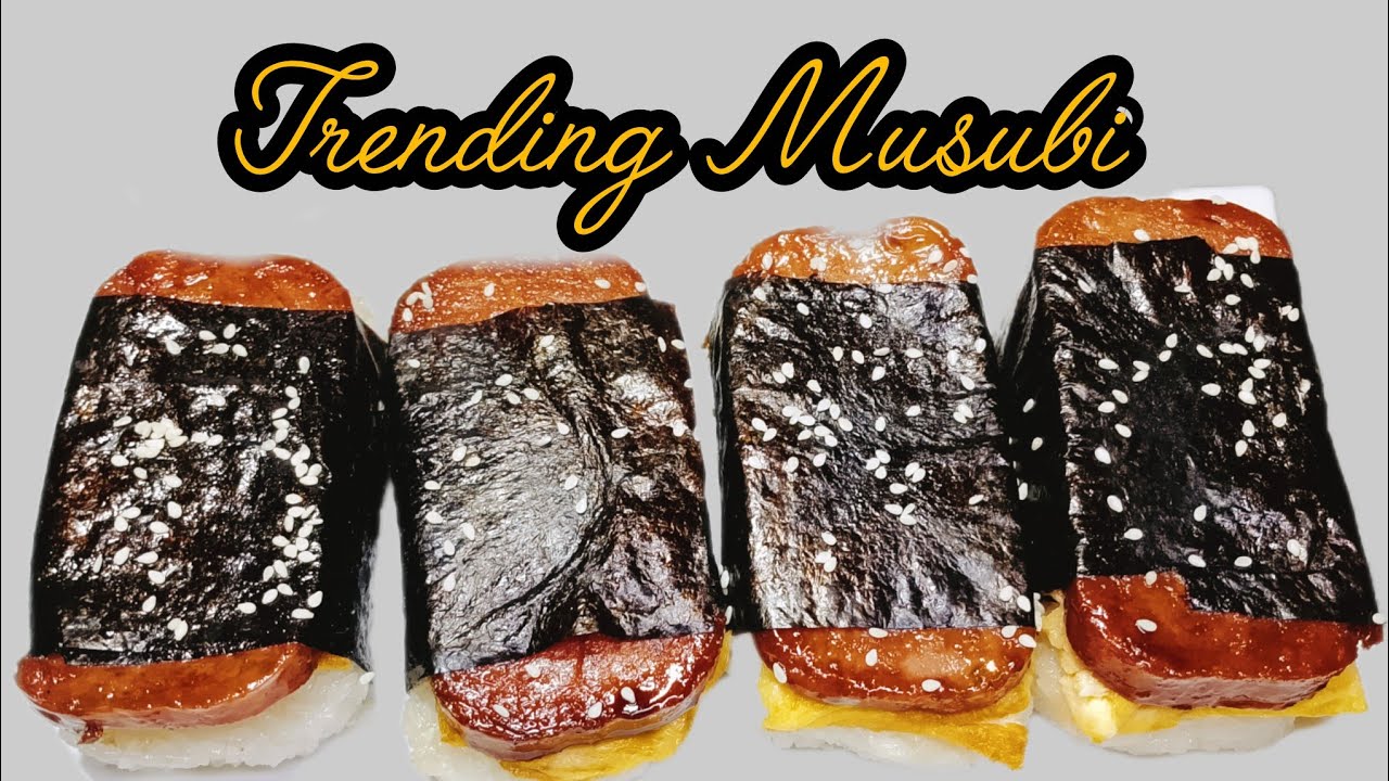 Trying this Trending Musubi  #musubi #trending #koreanfood 