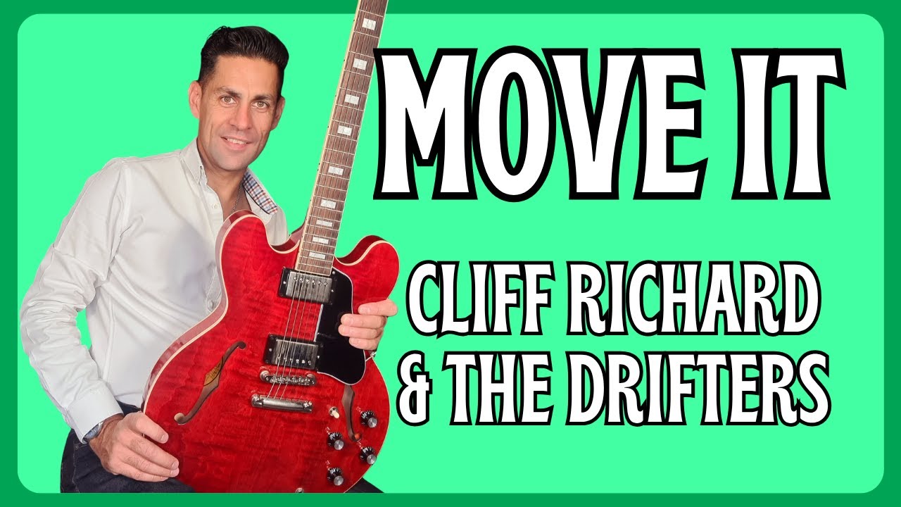 Learn to Play Move It By Cliff Richard & The Drifters . Guitar Lesson + Tutorial