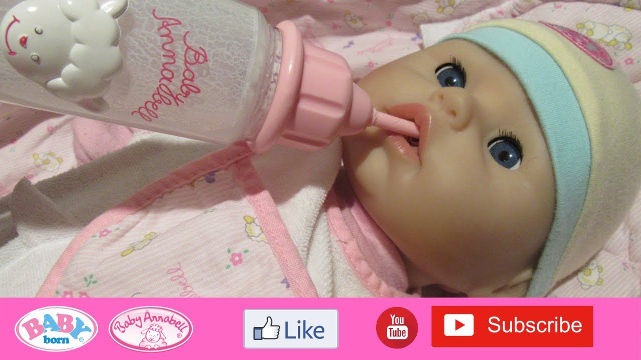 Panenka Baby Annabell - Anička rozbaluje plný balík doplňků / Baby Doll, miminka panenky