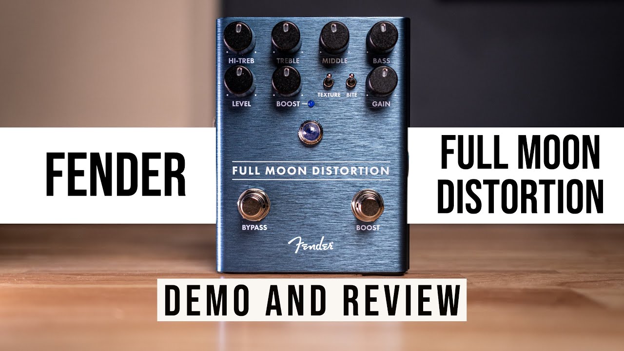 Fender Full Moon Distortion Pedal Demo and Review